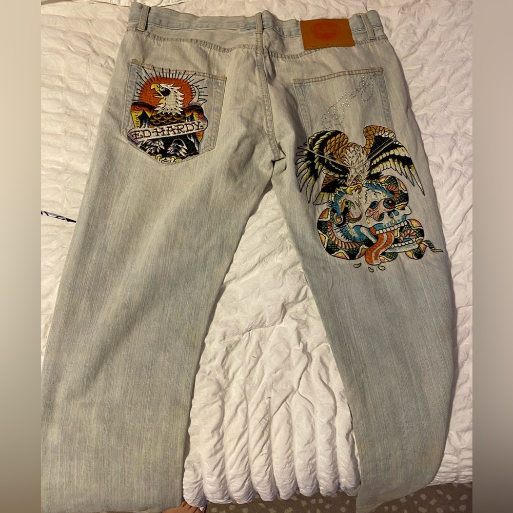 Vintage Ed Hardy Jeans 2007 - 38 x 34